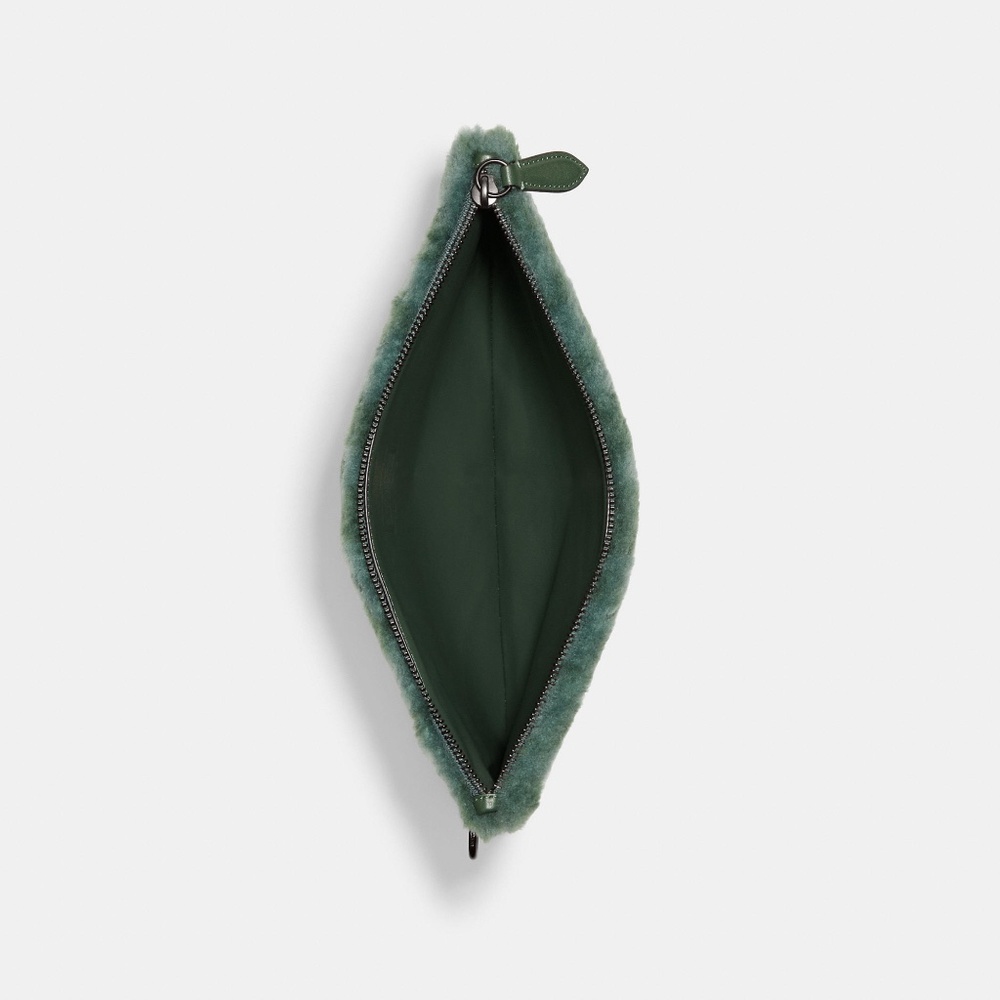 Charter Pouch In Signature Shearling